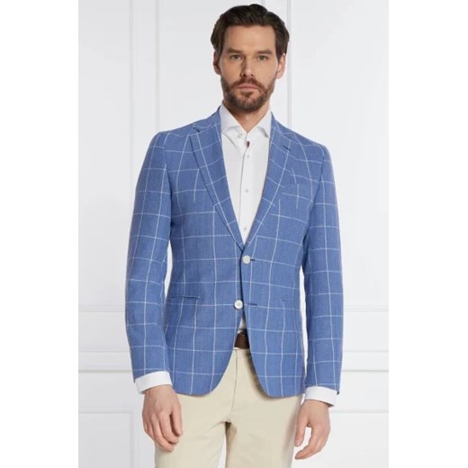 BOSS BLACK Marynarka C-Huge | Slim Fit | z dodatkiem lnu ze sklepu Gomez Fashion Store w kategorii Marynarki męskie - zdjęcie 172843512