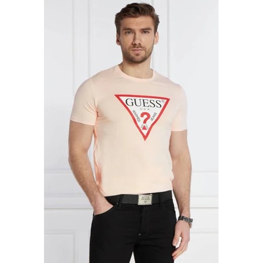 GUESS T-shirt | Slim Fit ze sklepu Gomez Fashion Store w kategorii T-shirty męskie - zdjęcie 172843794