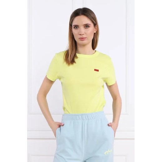 HUGO T-shirt Classic Tee_1 | Regular Fit ze sklepu Gomez Fashion Store w kategorii Bluzki damskie - zdjęcie 172843811