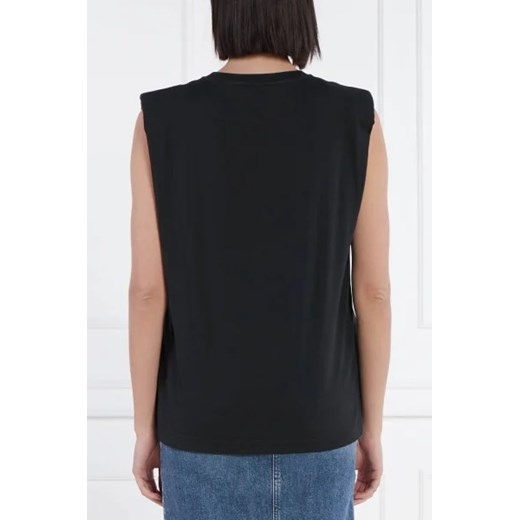 Pinko T-shirt CACAO CANOTTA | Regular Fit Pinko XS promocja Gomez Fashion Store