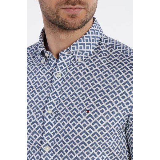 Tommy Hilfiger Koszula | Slim Fit | z dodatkiem lnu Tommy Hilfiger XXL promocja Gomez Fashion Store