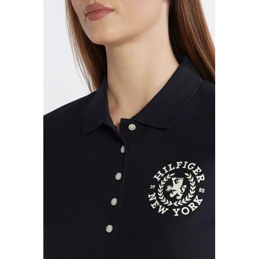 Bluzka damska Tommy Hilfiger z kołnierzykiem