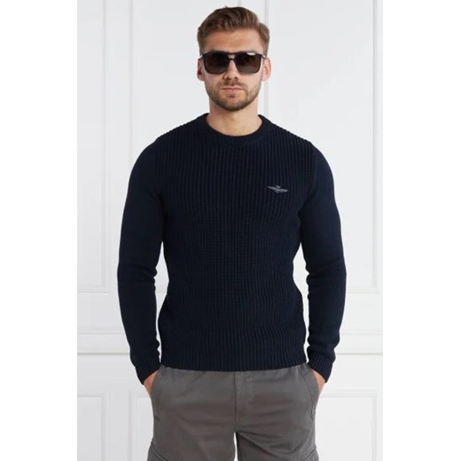 Aeronautica Militare Sweter | Regular Fit ze sklepu Gomez Fashion Store w kategorii Swetry męskie - zdjęcie 172845680