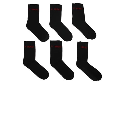 Hugo Bodywear Skarpety 6-pack RIB LOGO 43/46 wyprzedaż Gomez Fashion Store