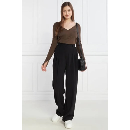 Calvin Klein Wełniany sweter EXTRA FINE V-NK | Regular Fit Calvin Klein XS okazyjna cena Gomez Fashion Store