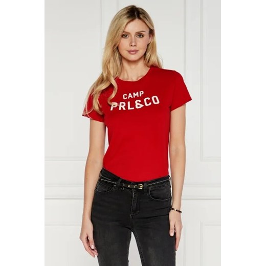 POLO RALPH LAUREN T-shirt | Slim Fit ze sklepu Gomez Fashion Store w kategorii Bluzki damskie - zdjęcie 172846664