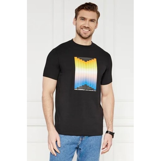 Karl Lagerfeld T-shirt | Regular Fit | stretch ze sklepu Gomez Fashion Store w kategorii T-shirty męskie - zdjęcie 172846682