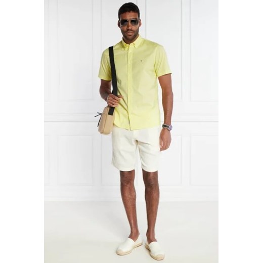 Tommy Hilfiger Szorty HARLEM | Tapered fit | z dodatkiem lnu Tommy Hilfiger 32 promocyjna cena Gomez Fashion Store