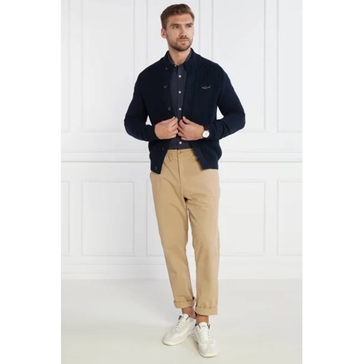 Aeronautica Militare Kardigan | Regular Fit Aeronautica Militare M okazja Gomez Fashion Store