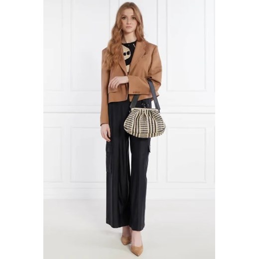 Weekend MaxMara Żakiet | Cropped Fit | z dodatkiem lnu Weekend Maxmara 42 Gomez Fashion Store wyprzedaż