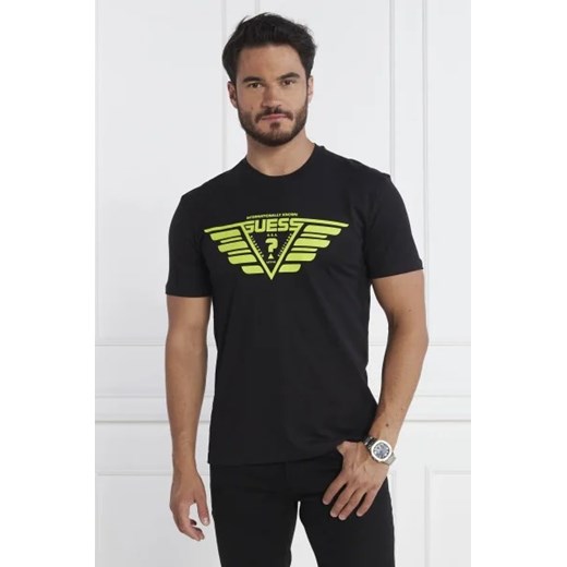 GUESS ACTIVE T-shirt ARCHY CN | Regular Fit ze sklepu Gomez Fashion Store w kategorii T-shirty męskie - zdjęcie 172847690