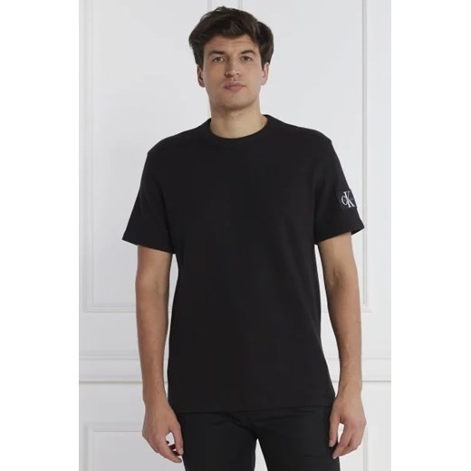 CALVIN KLEIN JEANS T-shirt BADGE WAFFLE | Regular Fit ze sklepu Gomez Fashion Store w kategorii T-shirty męskie - zdjęcie 172848324