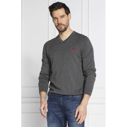 HUGO Sweter San Valerio-C | Regular Fit ze sklepu Gomez Fashion Store w kategorii Swetry męskie - zdjęcie 172848503