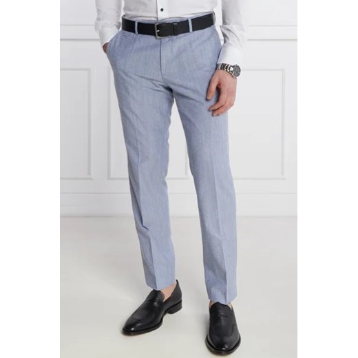 BOSS BLACK Spodnie H-Genius-242 | Slim Fit | z dodatkiem wełny ze sklepu Gomez Fashion Store w kategorii Spodnie męskie - zdjęcie 172848634