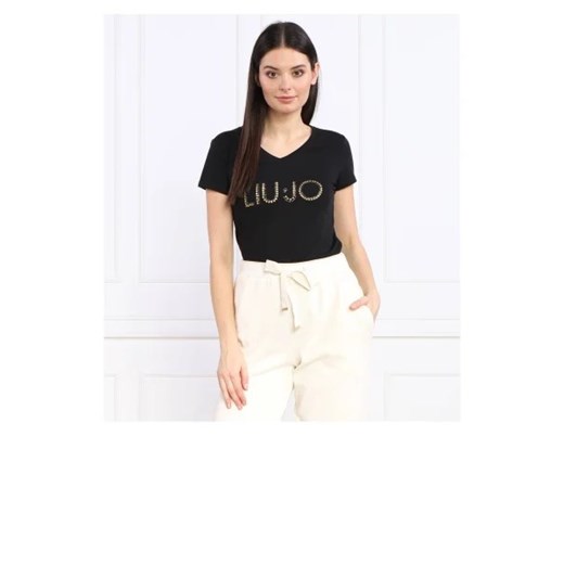 Liu Jo Sport T-shirt | Regular Fit ze sklepu Gomez Fashion Store w kategorii Bluzki damskie - zdjęcie 172849090