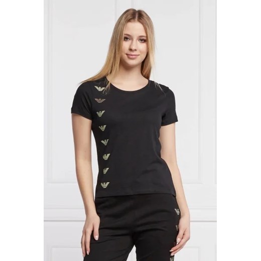 EA7 T-shirt | Regular Fit ze sklepu Gomez Fashion Store w kategorii Bluzki damskie - zdjęcie 172849511
