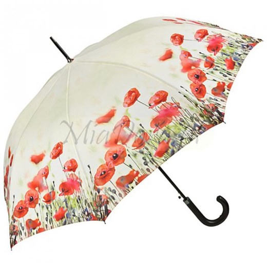 Maki - Parasol długi ze skórzaną rączką parasole-miadora-pl  elegancki