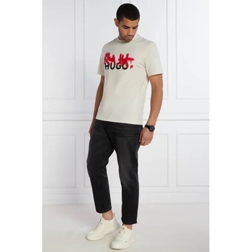 HUGO T-shirt Dinricko | Loose fit XL Gomez Fashion Store wyprzedaż