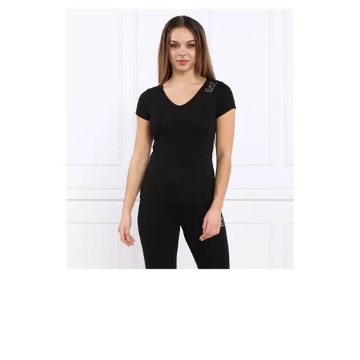 EA7 T-shirt | Regular Fit ze sklepu Gomez Fashion Store w kategorii Bluzki damskie - zdjęcie 172849931