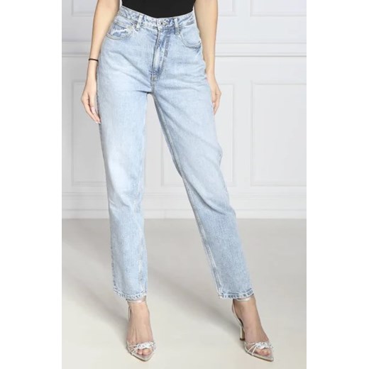 GUESS Jeansy MOM JEAN | Tapered fit Guess 26/29 wyprzedaż Gomez Fashion Store