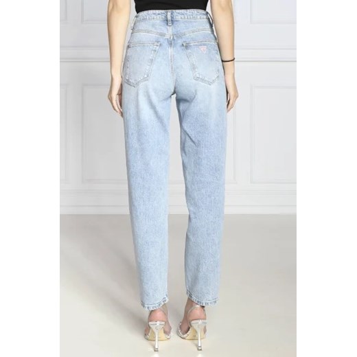 GUESS Jeansy MOM JEAN | Tapered fit Guess 28/29 okazja Gomez Fashion Store
