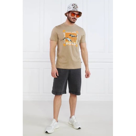 BOSS ORANGE T-shirt TeeShark | Regular Fit L okazja Gomez Fashion Store