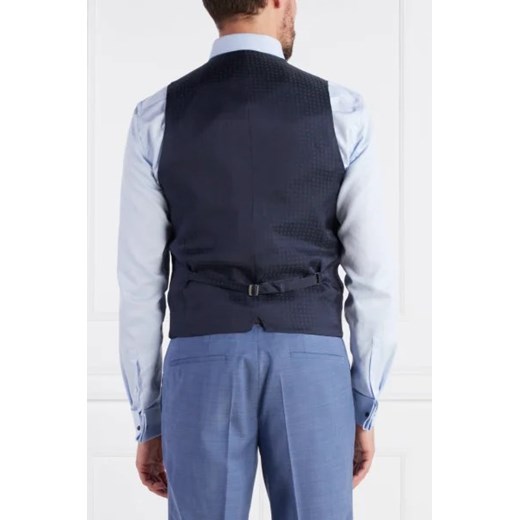 BOSS BLACK Wełniana kamizelka | Slim Fit 58 Gomez Fashion Store