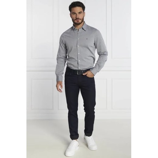 Koszula męska Tommy Hilfiger casual bawełniana z klasycznym kołnierzykiem
