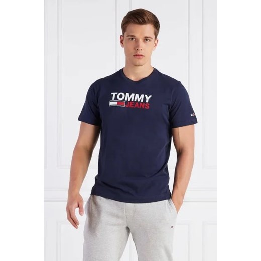 Tommy Jeans T-shirt CORP LOGO | Regular Fit Tommy Jeans XL wyprzedaż Gomez Fashion Store
