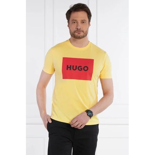 HUGO T-shirt dulive222 | Regular Fit ze sklepu Gomez Fashion Store w kategorii T-shirty męskie - zdjęcie 172851104