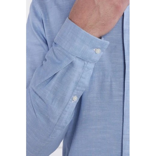 HUGO Koszula Ketran | Slim Fit | z dodatkiem lnu 41 okazyjna cena Gomez Fashion Store
