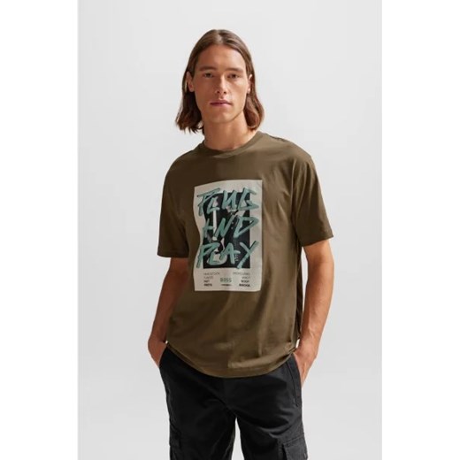 BOSS ORANGE T-shirt TeePantera | Regular Fit ze sklepu Gomez Fashion Store w kategorii T-shirty męskie - zdjęcie 172851264