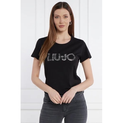 Liu Jo T-shirt | Regular Fit Liu Jo XS wyprzedaż Gomez Fashion Store