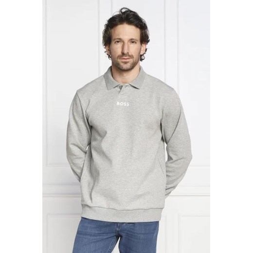 BOSS GREEN Polo Pirax Gold | Relaxed fit S promocyjna cena Gomez Fashion Store