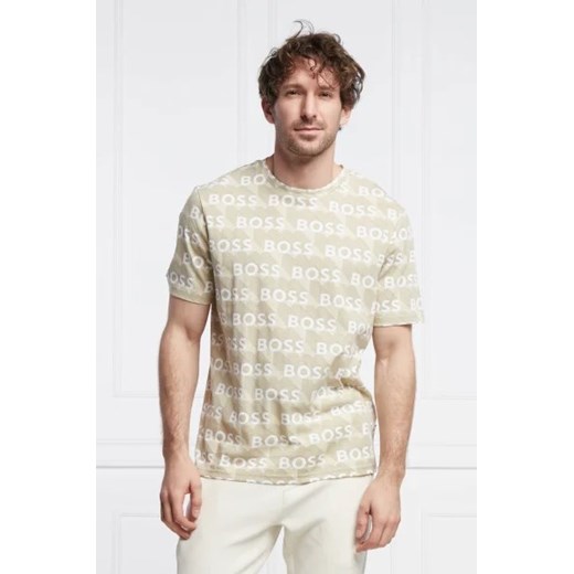 BOSS ORANGE T-shirt TAllover | Regular Fit ze sklepu Gomez Fashion Store w kategorii T-shirty męskie - zdjęcie 172851601