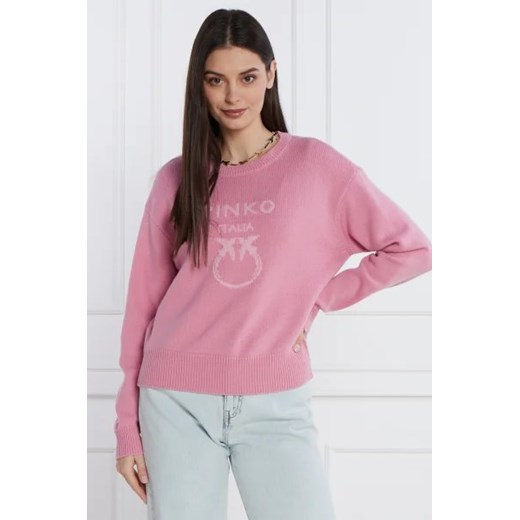 Pinko Wełniany sweter | Regular Fit ze sklepu Gomez Fashion Store w kategorii Swetry damskie - zdjęcie 172852284