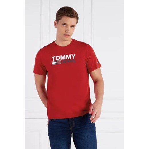 Tommy Jeans T-shirt CORP LOGO | Regular Fit ze sklepu Gomez Fashion Store w kategorii T-shirty męskie - zdjęcie 172852461