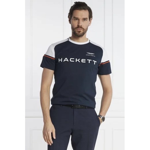 Hackett London T-shirt | Regular Fit ze sklepu Gomez Fashion Store w kategorii T-shirty męskie - zdjęcie 172852482