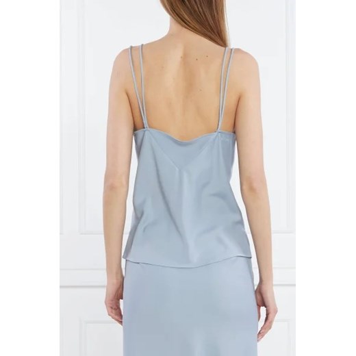 Calvin Klein Satynowy top | Longline Fit Calvin Klein 34 Gomez Fashion Store wyprzedaż