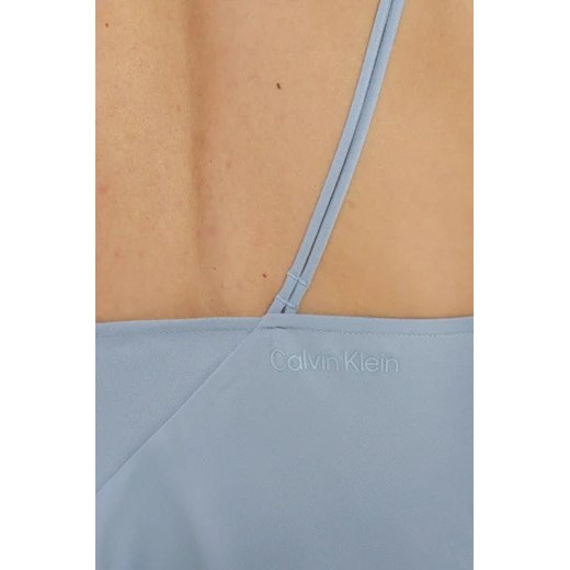 Calvin Klein Satynowy top | Longline Fit Calvin Klein 38 promocyjna cena Gomez Fashion Store