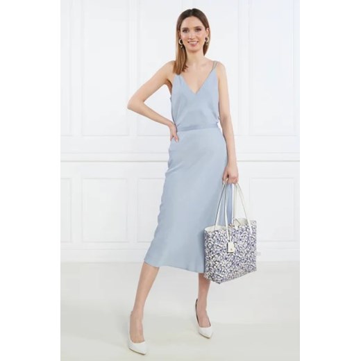 Calvin Klein Satynowy top | Longline Fit Calvin Klein 38 wyprzedaż Gomez Fashion Store