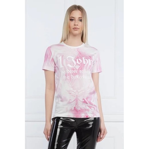John Richmond T-shirt | Regular Fit ze sklepu Gomez Fashion Store w kategorii Bluzki damskie - zdjęcie 172853663