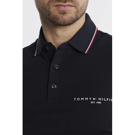 Tommy Hilfiger Polo TIPPED PLACE L/S | Slim Fit Tommy Hilfiger M okazja Gomez Fashion Store