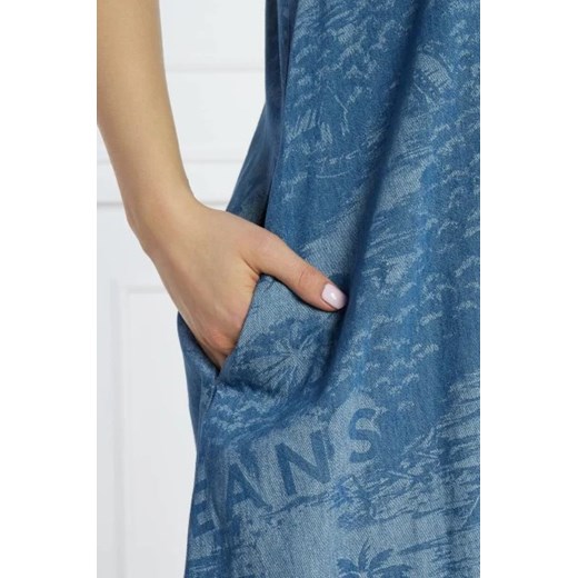 Tommy Jeans Jeansowa sukienka LASER CHAMBRAY Tommy Jeans S okazyjna cena Gomez Fashion Store