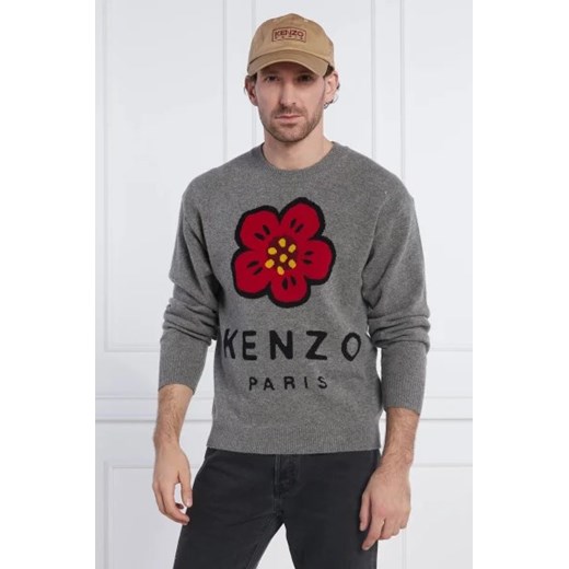 Kenzo Wełniany sweter PARIS | Regular Fit ze sklepu Gomez Fashion Store w kategorii Swetry męskie - zdjęcie 172854794