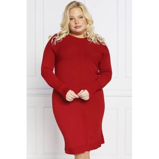 Persona by Marina Rinaldi Sukienka GENESI plus size | z dodatkiem wełny ze sklepu Gomez Fashion Store w kategorii Sukienki - zdjęcie 172854970