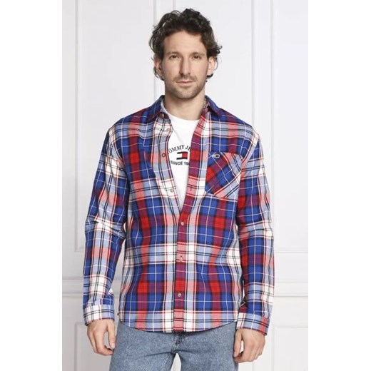 Tommy Jeans Koszula CHECK FLANNEL | Classic fit ze sklepu Gomez Fashion Store w kategorii Koszule męskie - zdjęcie 172855334