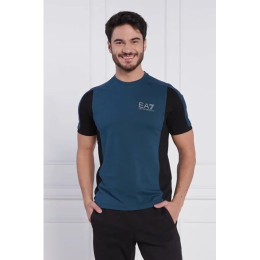 EA7 T-shirt | Regular Fit ze sklepu Gomez Fashion Store w kategorii T-shirty męskie - zdjęcie 172856334