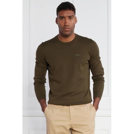 Aeronautica Militare Sweter | Slim Fit Aeronautica Militare XL okazyjna cena Gomez Fashion Store