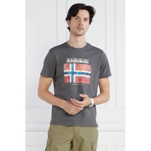 Napapijri T-shirt S-GUIRO | Regular Fit Napapijri S wyprzedaż Gomez Fashion Store